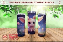 Bunny pattern sublimation, Bunny wrap pattern, Bunny wrap Product Image 3