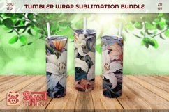 20 OZ lilies tumbler, Lilies patterns, Lilies print wraps Product Image 3