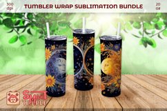 Sun and moon wraps for tumblers, Sun and moon print wraps Product Image 3