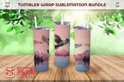 Loon pattern sublimation, Bird wrap pattern, Loon wrap Product Image 1