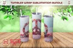 Peace tumbler, Peace pattern sublimation, Peace 20oz tumbler Product Image 4