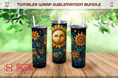 Sun and moon wraps for tumblers, Sun and moon print wraps Product Image 4