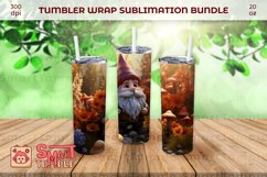 Gnomes pattern sublimation, Gnomes tumbler wrap, Gnomes wrap Product Image 4