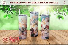 20 OZ lilies tumbler, Lilies patterns, Lilies print wraps Product Image 4