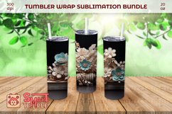 Books pattern sublimation, Books wrap pattern, Books tumbler Product Image 4