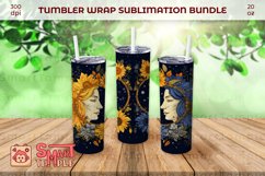 Sun and moon wraps for tumblers, Sun and moon print wraps Product Image 1