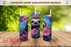 Sloth themed drinkware, Sloth tumbler accessories Product Image 1