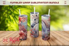 Horses wraps for tumblers, Horses 20oz tumbler, Horses wrap Product Image 1