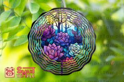 Succulents wind spinner,plants wind spinner,10 inch spinner Product Image 5
