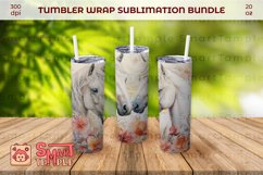 Horses wraps for tumblers, Horses 20oz tumbler, Horses wrap Product Image 2
