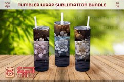 Books themed drinkware, Books tumbler, Books wrap pattern Product Image 3