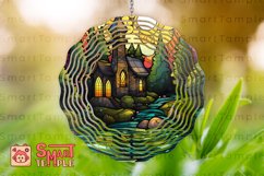 Church wind spinner bundle, Church 3d wind spinner,3d church Product Image 1