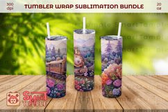 Train pattern sublimation, Train themed drinkware,Train wrap Product Image 3
