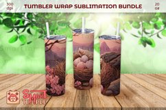 Nest pattern sublimation, Nest wraps for tumblers, Nest wrap Product Image 1