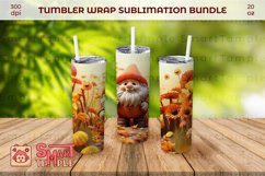 Gnomes wrap pattern, Gnomes tumbler accessories, Gnomes 20oz Product Image 4