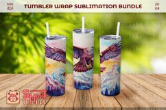 Eagle wraps for tumblers, Eagle themed drinkware, Eagle wrap Product Image 4