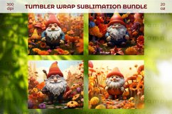 Gnomes wrap pattern, Gnomes tumbler accessories, Gnomes 20oz Product Image 5
