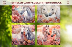 Horses wraps for tumblers, Horses 20oz tumbler, Horses wrap Product Image 5