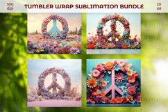 Peace tumbler accessories, Peace themed drinkware Product Image 5