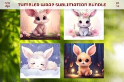 Bunny wraps for tumblers, Bunny themed drinkware, Bunny wrap Product Image 5