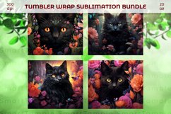 Cat wraps for tumblers, Cat 20oz tumbler, Cat print wraps Product Image 5