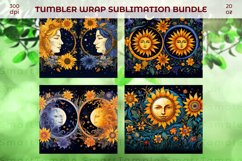 Sun and moon wraps for tumblers, Sun and moon print wraps Product Image 5