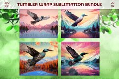 Loon pattern sublimation, Bird wrap pattern, Loon wrap Product Image 5