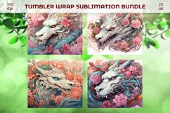 Dragon tumbler wrap, Dragon pattern sublimation, Dragon wrap Product Image 5