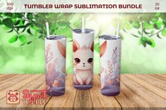 Bunny pattern sublimation, Bunny wrap pattern, Bunny wrap Product Image 1