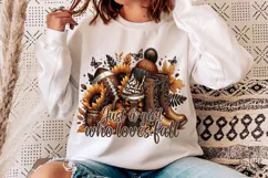 Just a girl who loves fall png shirt sublimation pumpkin png Product Image 2