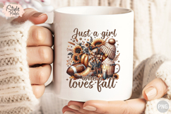 Just A Girl Who Loves Fall PNG Product Image 4