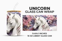 Unicorn Glass Can Wrap Product Image 1