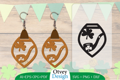 St Patrick&#039;s Day Earrings LaserCut File BUNDLE Product Image 17