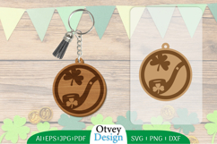 Keychain St Patrick&#039;s Day Lasercut Product Image 1