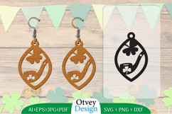 St Patrick&#039;s Day Earrings LaserCut File BUNDLE Product Image 17