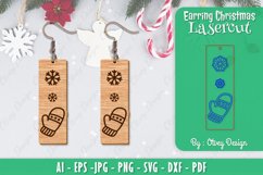 Christmas Earrings Lasercut BUNDLE Product Image 16