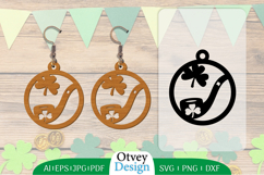St Patrick&#039;s Day Earrings LaserCut File BUNDLE Product Image 17