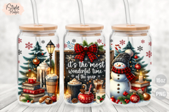 It&#039;s the most wonderful time of the year 16 oz Glass Can PNG Product Image 2