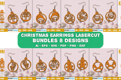 Christmas Earrings Lasercut BUNDLES Product Image 1