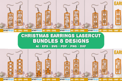 Christmas Earrings Lasercut BUNDLES Product Image 1