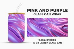 Pink And Purple Glass Can Wrap Product Image 1