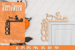 Halloween Door Corner Decoration Lasercut File Product Image 1