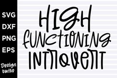 High functioning introvert SVG Product Image 1
