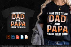 I Have Two Titles Dad Product Image 1