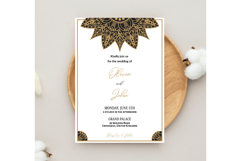 Mandala Wedding Invitation Template | Wedding Invitation Product Image 2