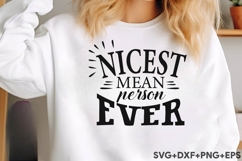 Nicest Mean Person Ever Product Image 2