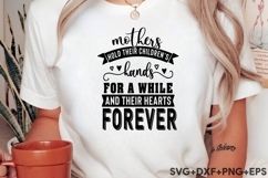 mothers hold their children's hands for a while and their he Product Image 1