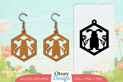 Earring Rabbit Lasercut | Happy Easter Lasercut Product Image 1