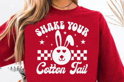 Shake Your Cotton Tail T Shirt | Easter SVG Design Product Image 3