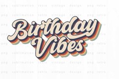 Birthday Vibes PNG Sublimation Product Image 2
